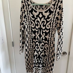 INC Women’s long sleeve sweater dress